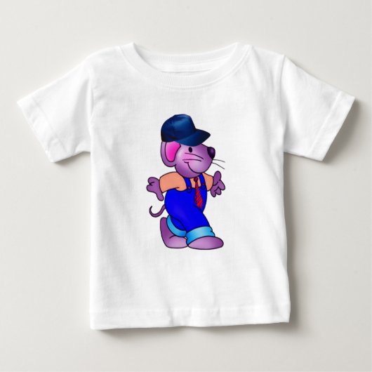 マウスエレガントのTシャツ ベビーTシャツ (正面)