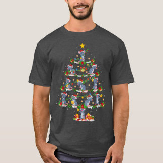 マウスオーバークリスマスライトマウスクリスマスツリー Tシャツ