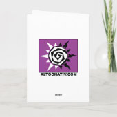 マウスカウボーイ誕生日カード カード (裏面)