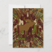 マウスカモフラージディナー招待状 招待状 (裏面)