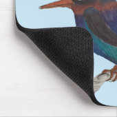 マウスカラフルパッド上の鳥 マウスパッド (コーナー)