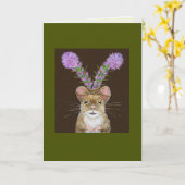 マウスカードをハンターで打つ カード (黄色い花)