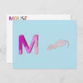 マウスカード ポストカード (正面/裏面)