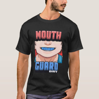 マウスガードデー 歯を守る マウスガード キッズ Tシャツ