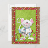 マウスクリスマスカード シーズンポストカード (正面/裏面)
