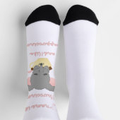 マウスココアカプチーノ ソックス (上部)