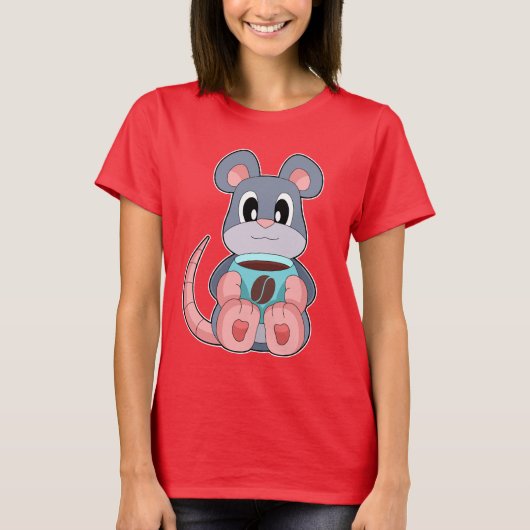 マウスコーヒーカップ Tシャツ (正面)