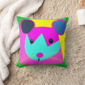 マウスサイケデリックオン子供部屋 クッション (ブランケット)