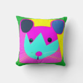 マウスサイケデリックオン子供部屋 クッション (正面)