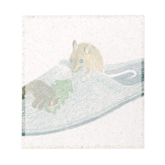 マウススリッパ ノートパッド (正面)