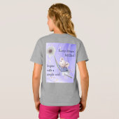 マウスタンポポシンプルーネTシャツ Tシャツ (裏面フル)