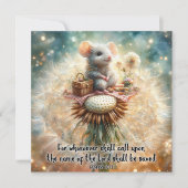 マウスタンポポ聖なる書物、 経典復活祭 シーズンカード (正面)