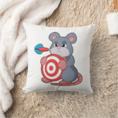 マウスダーツダーツダーツボード クッション (ブランケット)