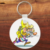 マウスチ運ーズのキーチェーン キーホルダー (正面)