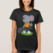 マウステニス選手テニス Tシャツ (正面)