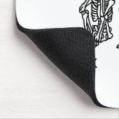 マウスデザイン上のスケルトン マウスパッド (コーナー)