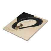 マウストップハット中国のラット年〔占星術の〕十二宮図誕生日CT タイル (側面)