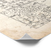 マウストラップボードゲーム特許 – 古い外観 ポスター (角)