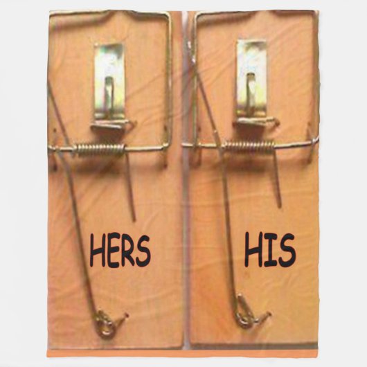 マウストラップ フリースブランケット (正面)