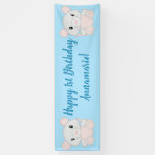 マウスネズミ誕生日パーティー 横断幕 (縦)