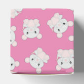 マウスネズミ赤ちゃんシャワーピンク フェイバーボックス (上部)