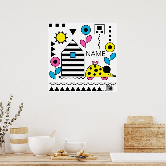 マウスハウスウィーリーマウスポスター1 – パーソナライズ ポスター (キッチン)