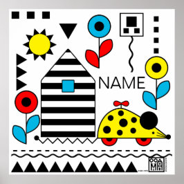 マウスハウスウィーリーマウスポスター2 – パーソナライズ ポスター