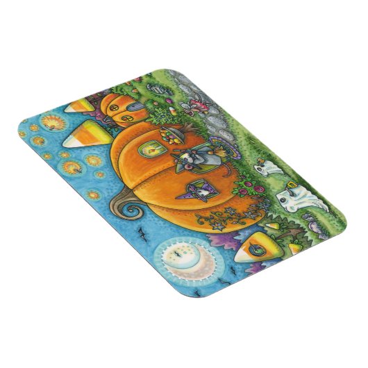 マウスハウス、トリック又はトレータハロウィンマグネット マグネット (右側)