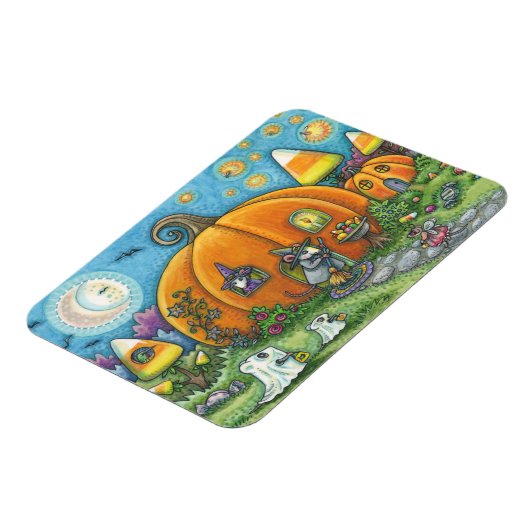 マウスハウス、トリック又はトレータハロウィンマグネット マグネット (左側)