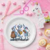 マウスバンド紙プレートおもしろい ペーパープレート (パーティー)