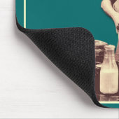 マウスパッドおもしろい-レトロ主婦スリーピータイムケーキ マウスパッド (コーナー)