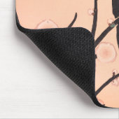 マウスパッドさくらんぼ花日本の咲カスタムイニシャル マウスパッド (コーナー)