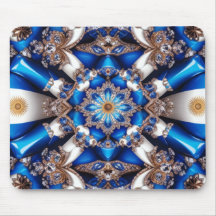 マウスパッドとアルゼンチンカラーズデザイン