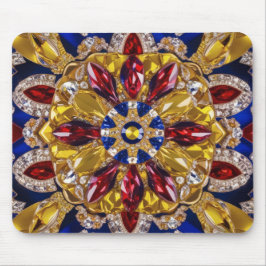 マウスパッドとコロンビア色デザイン マウスパッド