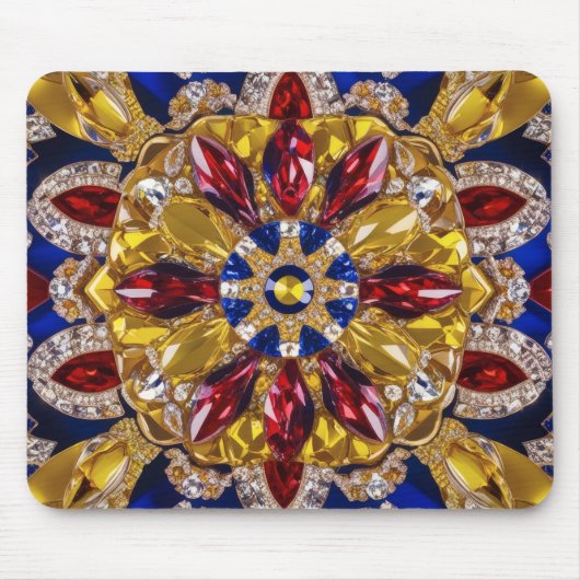 マウスパッドとコロンビア色デザイン マウスパッド (正面)