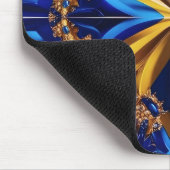 マウスパッドとスウェーデンカラーデザイン マウスパッド (コーナー)