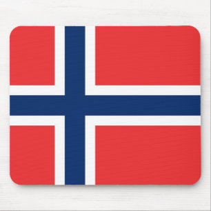 マウスパッドとノルウェー国旗 マウスパッド