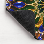 マウスパッドとブラジル色デザイン マウスパッド (コーナー)