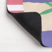 マウスパッドとブルーカリブのデザイン マウスパッド (コーナー)