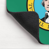 マウスパッドとワシントン州旗州- USA マウスパッド (コーナー)