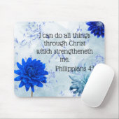 マウスパッドと聖なる書物、 経典。ピリピ4:13 マウスパッド (マウス)