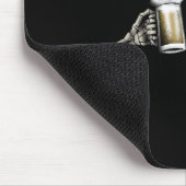 マウスパッドにドリンク応援が付いたスケルトンハンド マウスパッド (コーナー)