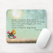 マウスパッドに沿って決して一日を早めない マウスパッド (マウス)