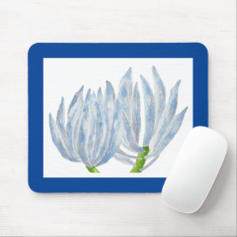 マウスパッドに青いチョークが付く マウスパッド