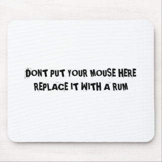 マウスパッドのための互い違いの使用 マウスパッド