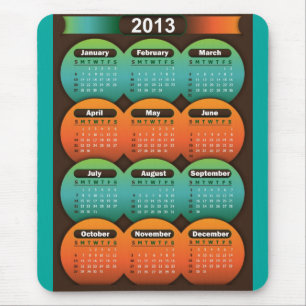 マウスパッドのカレンダー2013年 マウスパッド