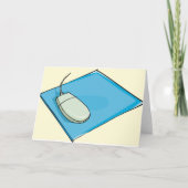マウスパッドのグリーティングカード カード (正面)