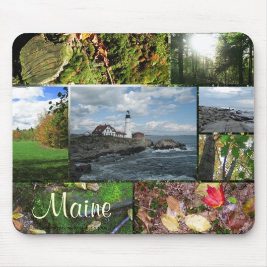 マウスパッドのコラージュ マウスパッド (正面)
