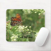 マウスパッドのパーソナライズなオレンジ蝶 マウスパッド (マウス)