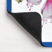 マウスパッドの'フェスティバル明るい赤紫色' マウスパッド (コーナー)